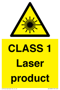 CLASS 1 Laser product